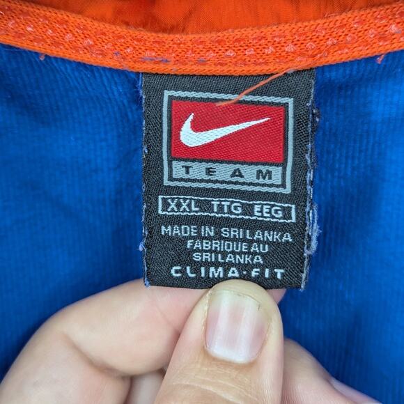 Nike Team Florida Gators Blue Clima-Fit Windbreaker Jacket XXL Embroidered Logo - Picture 4 of 8